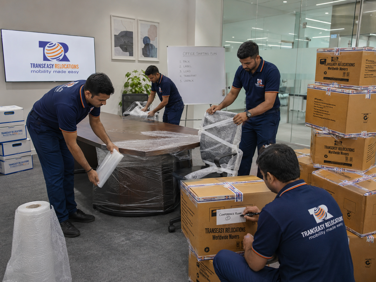 Office furniture relocation